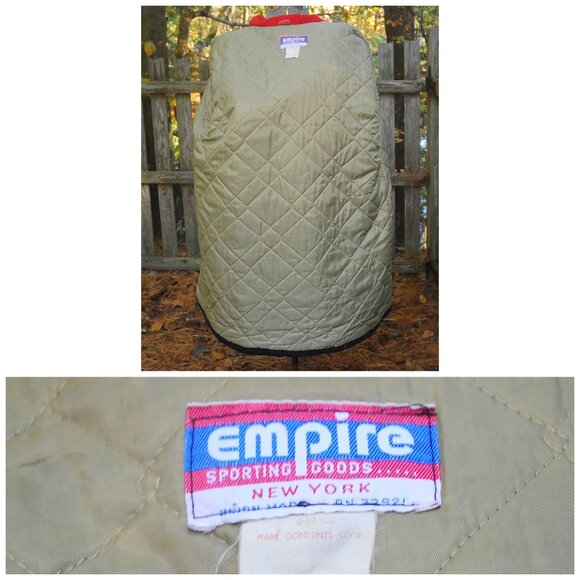 VTG 1981 Varsity Cheerleader Wool Letterman Jacket Woodbridge Quilt Lined M/L - Picture 13 of 14